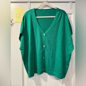 Green Cardigan